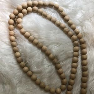 Wooden decor beads